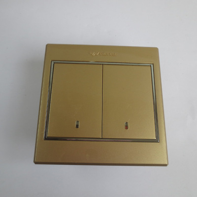 福田点开关正品D1S 二开双控面板 细节铸就品质，点亮家居美学